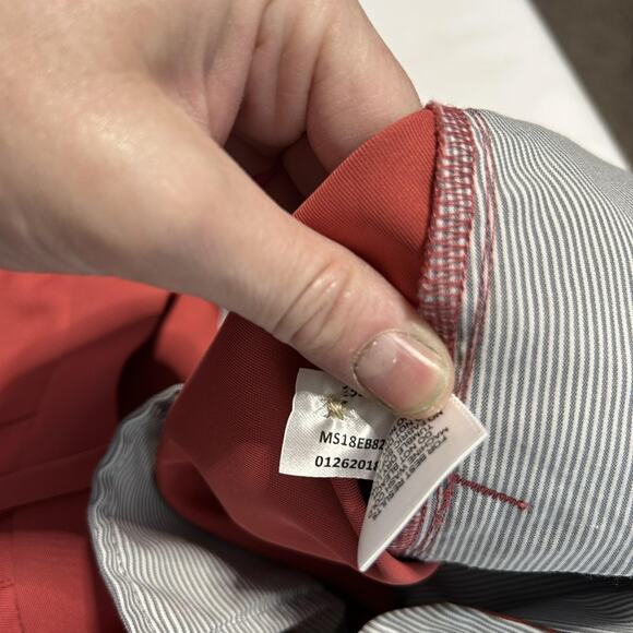 Peter Millar Crown Sport Shorts Mens 44 Red Performance Golf Casual Polyester - Picture 4 of 10